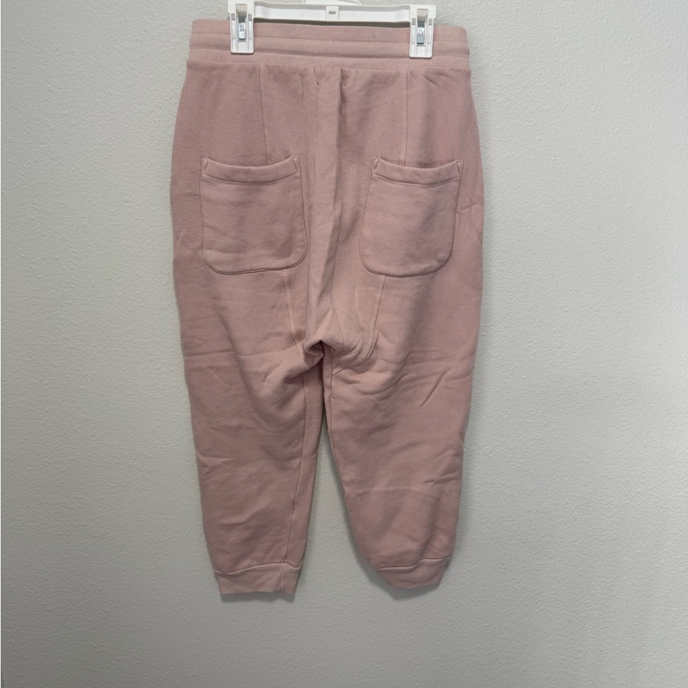 All Things Fabulous Blush Cropped Lounge Pants Size Small - Picture 2 of 3